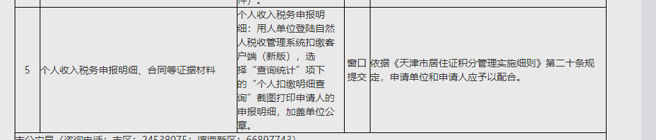 2022年天津积分落户注意必须要有个税！