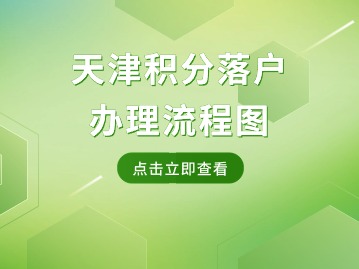 2024年第一期天津积分落户办理流程图