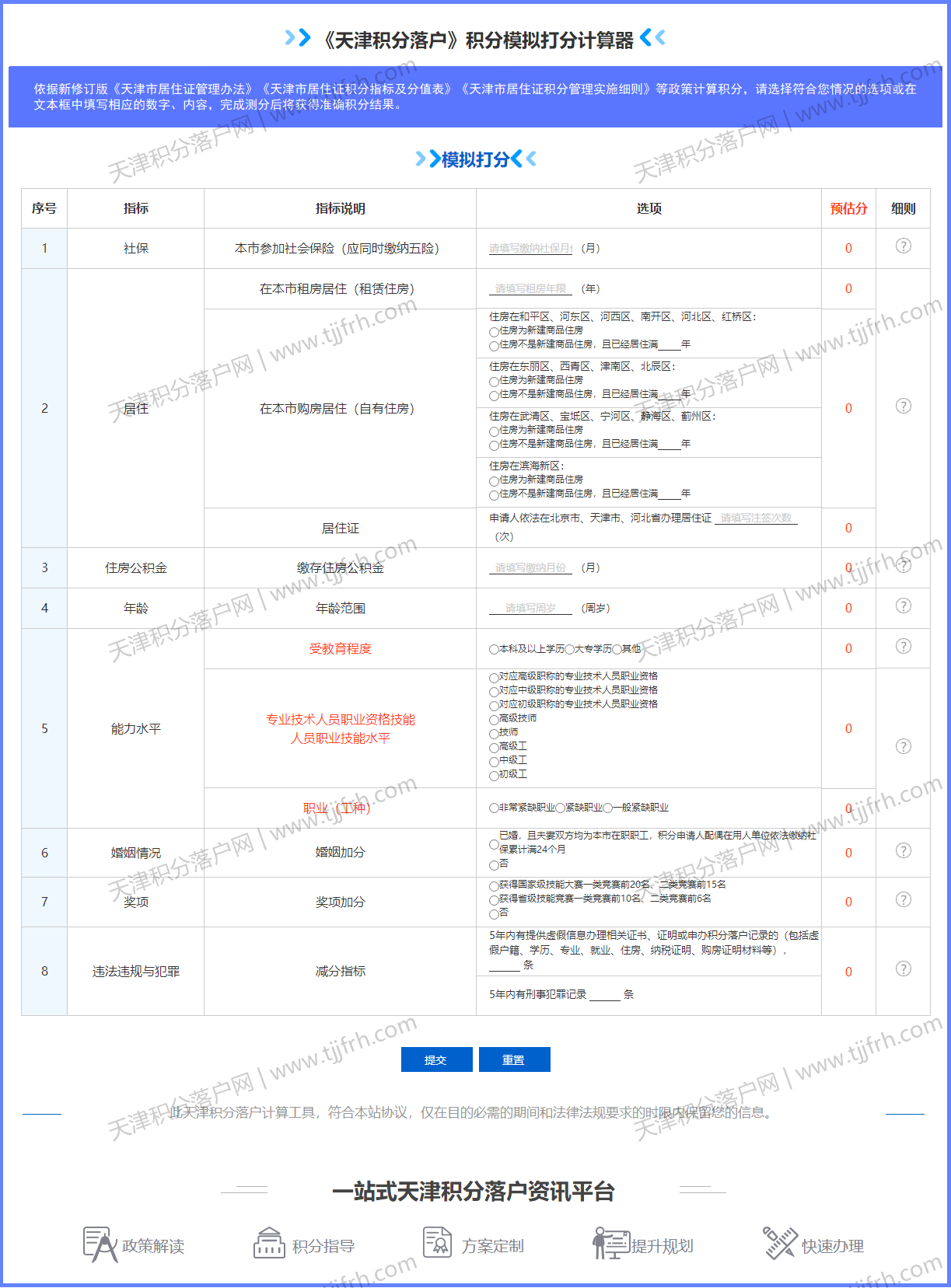 天津积分落户计算器怎么用？超详细保姆级使用攻略！